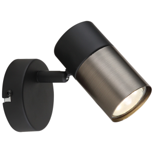 Brightstar S422/1 BLACK Metal Spotlight