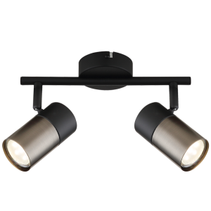 Brightstar S422/2 BLACK Metal Spotlight