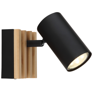 Brightstar S423/1 WOOD Metal Spotlight