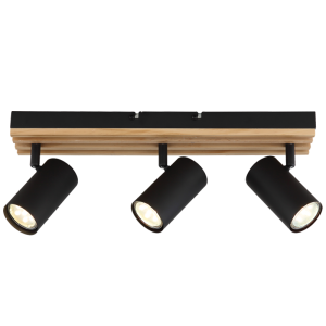 Brightstar S423/3 WOOD Metal Spotlight