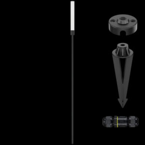 K Light YH-805003GD LED Frosted Tube 100cm Spike