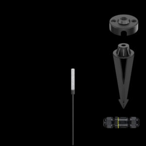 K Light YH-805007GD LED Frosted Tube 57cm Spike