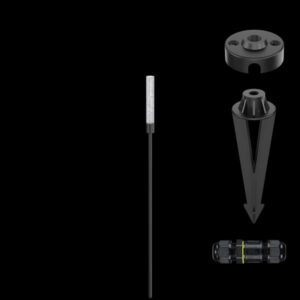 K Light YH-805008GD LED Frosted Tube 75cm Spike