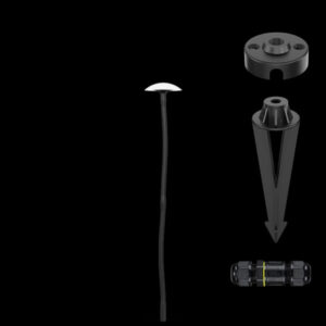 K Light YH-805067GD LED Mushroom 64cm Spike