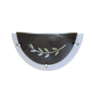 Litex Lamps WB70/G8227 Black Half Moon Wall Light