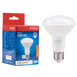 G1013WW Eurolux Reflector R80 Classic 10w LED E27 3000K Non Dimmable
