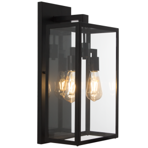 Brightstar L626 Metal Lantern with Clear Glass