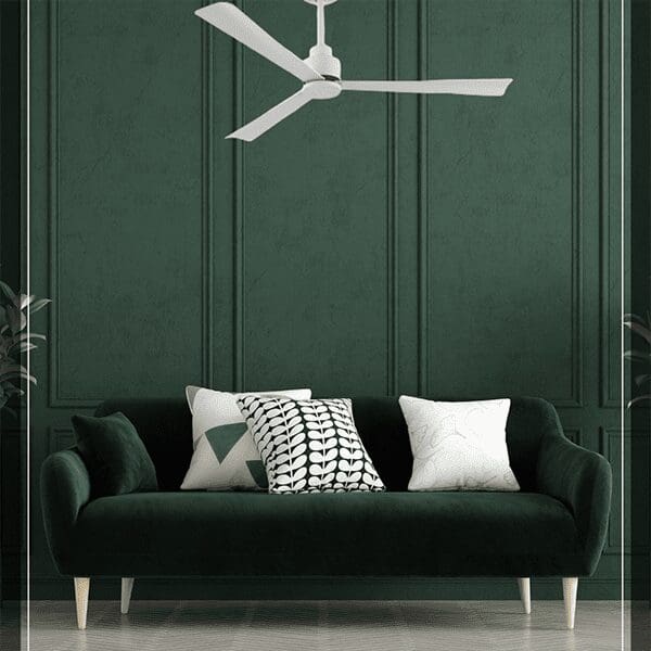 Selective Fans SF20021 Mistral Ceiling Fan White/White - Image 3