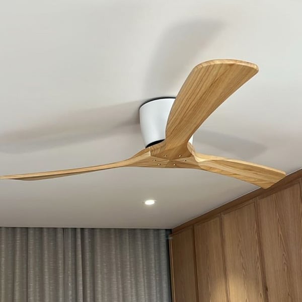 Selective Fans SF90043 Hygge Ceiling Fan Natural/White - Image 5