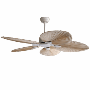 Selective Fans SF500103 Bora Ceiling Fan Rattan White