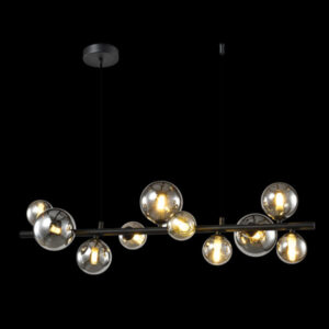 K Light A-KLCH-4184/B LED Large Horizontal Bubble Glass Pendant