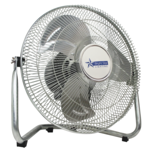 Brightstar FAN010 CHROME 12" Floor Fan