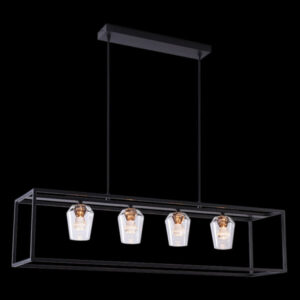 K Light K-LED-CC3-4 LED Golden Crown Pendant