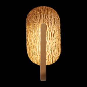 K Light LED-653/GD LED Oval Golden Leaf Wall Light