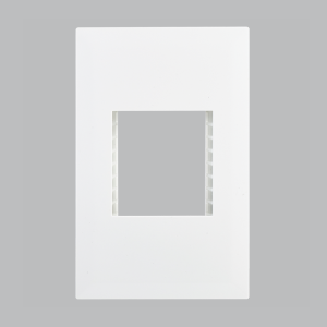 Brightstar ECP103 WHITE Double Module Cover Plate – 4 X 2