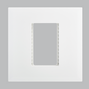 Brightstar ECP107 WHITE  Triple Module Cover Plate – 4 X 4