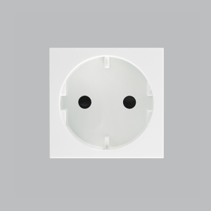 Brightstar ECP116 WHITE 16A Schuko Socket ( Double Module )