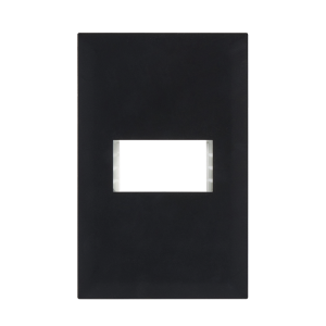 Brightstar ECP151 BLACK Single Module Cover Plate – 4 X 2