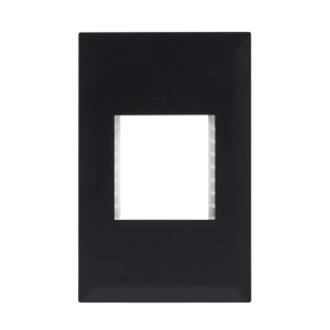 Brightstar ECP153 BLACK Double Module Cover Plate – 4 X 2