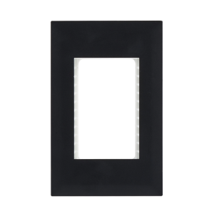 Brightstar ECP154 BLACK  Triple Module Cover Plate – 4 X 2