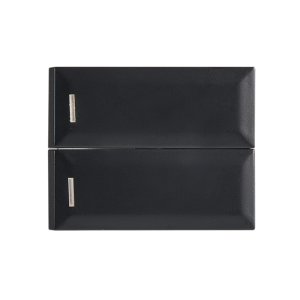 Brightstar ECP161 BLACK 2 Lever 1 Way Splitter Switch ( 1.5 Module )