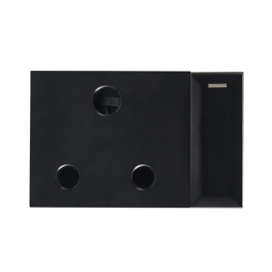 Brightstar ECP165 BLACK 16A Switched RSA Socket – Horizontal ( Triple Module )