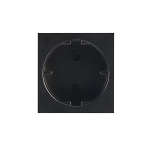 Brightstar ECP166 BLACK 16A Schuko Socket ( Double Module )