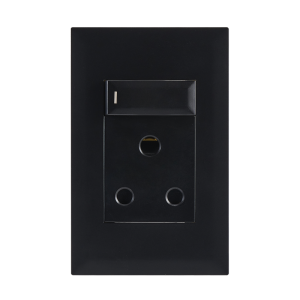 Brightstar EPL281 BLACK  16A RSA Socket with Switch – 4 X 2