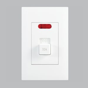 Brightstar ESW204 WHITE  32A Double Pole Isolator – 4 X 2