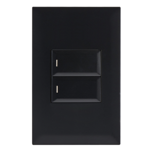 Brightstar ESW252/2 BLACK 2 Lever 2 Way Switch – 4 X 2