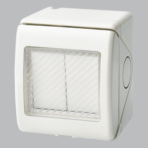 Brightstar ESWP902 WHITE  2 Lever 1 Way Waterproof Switch