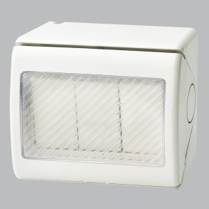 Brightstar ESWP903/2 WHITE  3 Lever 2 Way Waterproof Switch