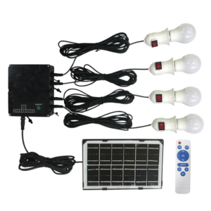 Brightstar LS033 SOLAR Outdoor Solar Kit with Solar Panel, LED Bulbs and Remote Control