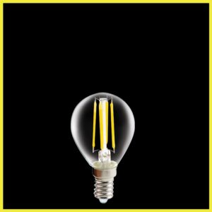 K Light HX-GL45-4W/CW 240v 4W E14 LED Filament Golf Ball Bulb