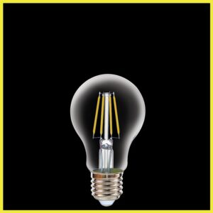 K Light HX-LA60-4W/CW 240v 4W E27 LED Filament A60 Clear Bulb