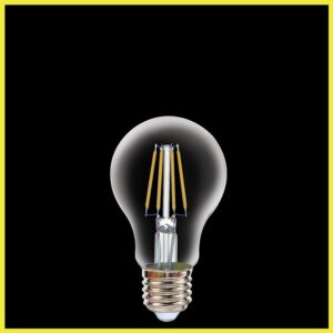 K Light HX-LA60-4W/WW 240v 4W E27 LED Filament A60 Clear Bulb