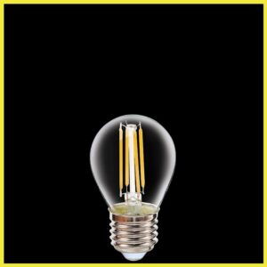 K Light HX-GB45-4W/WW 240v 4W E27 LED Filament Golf Ball Bulb