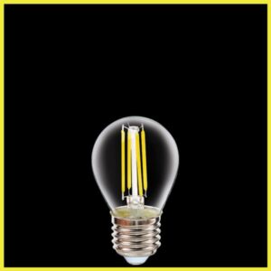 K Light HX-GB45-4W/CW 240v 4W E27 LED Filament Golf Ball Bulb