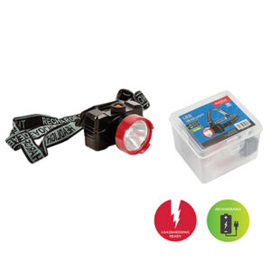 Eurolux H211 Rechargeable Head Lamp 1w Black/Red