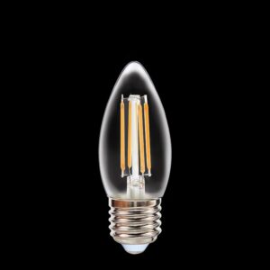 K Light HX-CB35-4W/WW 240v 4W E27 LED Filament Candle Bulb