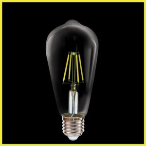 K Light HX-LST64-4W/CW 240v 4W E27 LED Filament Balloon T64 Bulb