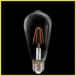 K Light  HX-LST64-4W/WW 240v 4W E27 LED Filament Balloon T64 Bulb