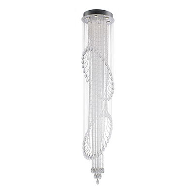 Radiant RP311 7LT Ring Chandelier Crystal Chrome GU10