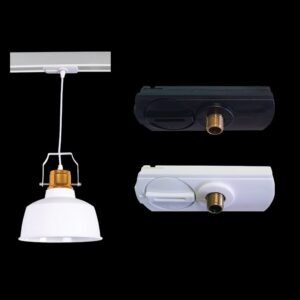 K Light YB-3W-AD/WH 3 Wire Track Adaptor for Pendants