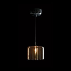 K Light CA-KLCH-009G/AB Drum Glass Pendant