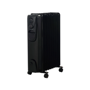 ALVA AOH201-9 Fins 2000W Oil Filled Heater Glossy Black - No Timer
