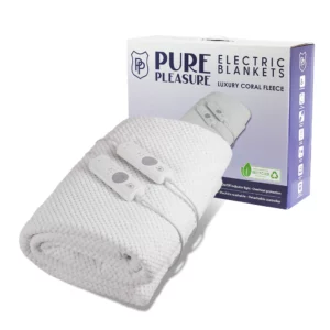 ALVA PPCFK Coral Fleece King Fitted Electric Blanket / 8 Heat & Timer