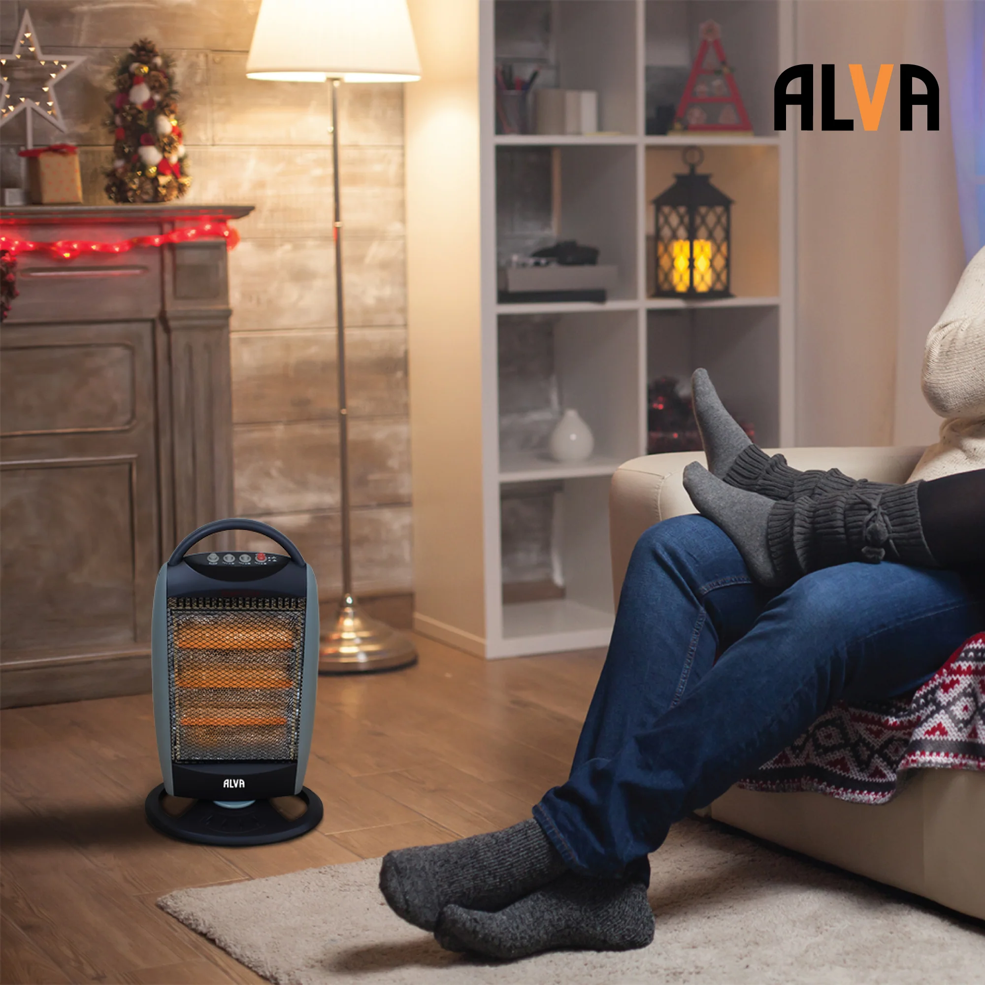 ALVA EIH422 Electric Quartz Heater 1200W - Image 3