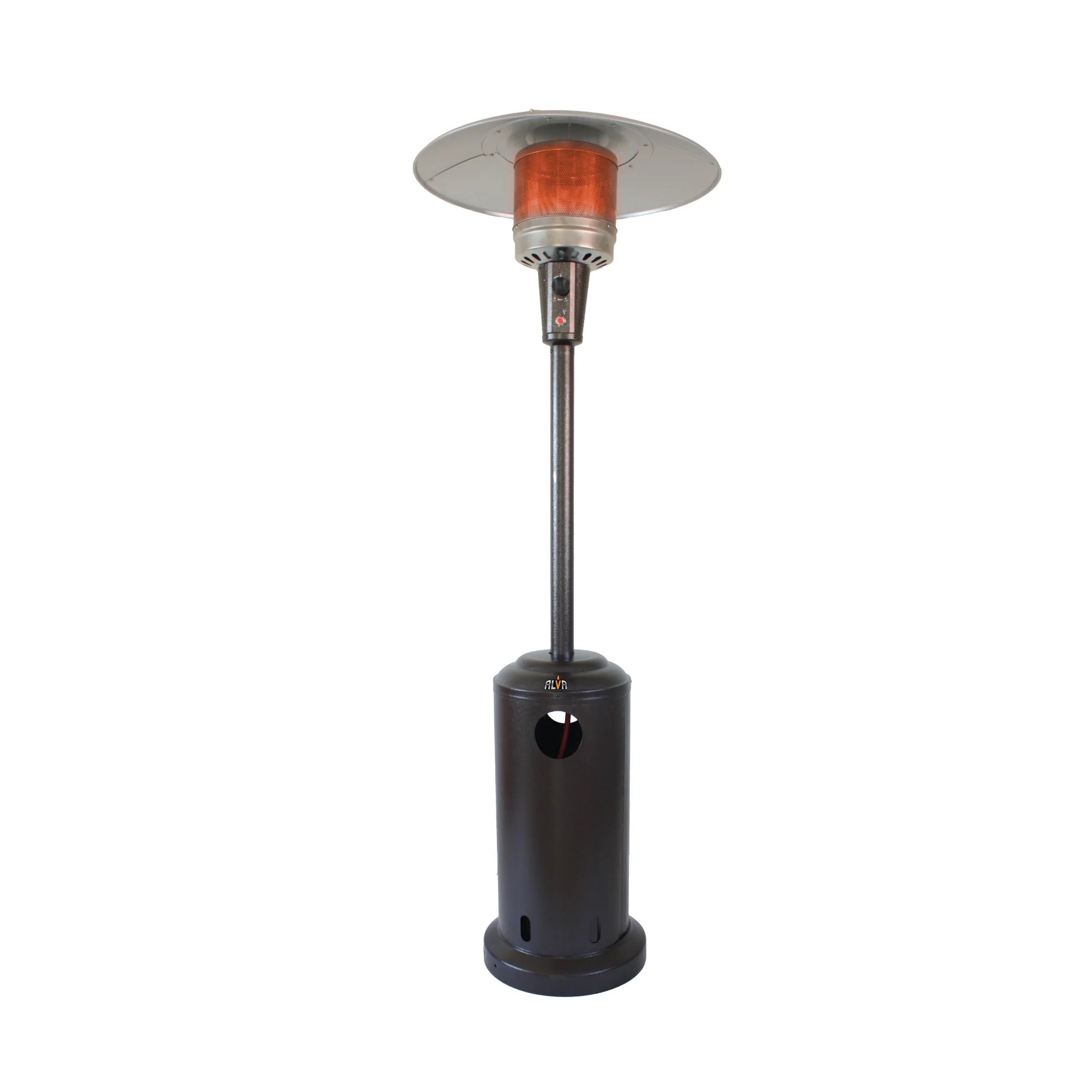 ALVA GHP19 Gas Patio Heater Bronze Hammertone Cabinet