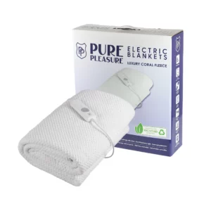 ALVA PPCFS Coral Fleece Single Fitted Electric Blanket / 8 Heat & Timer